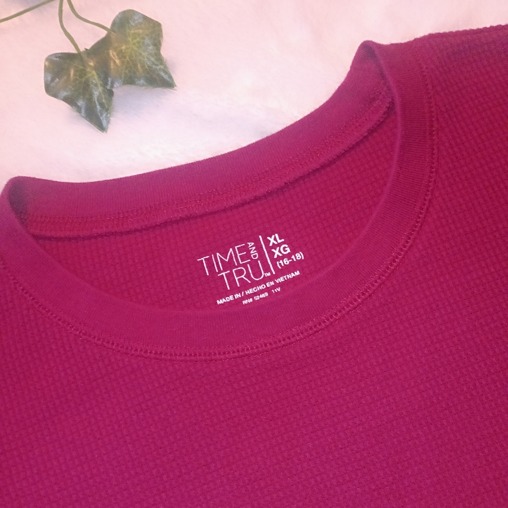 **NWOT** Time And TRU (Thurmal) Long Sleeve Shirt - Picture 5 of 6